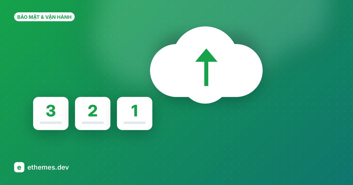 Sao lưu website: quy tắc 3-2-1 và cách khôi phục khi gặp sự cố